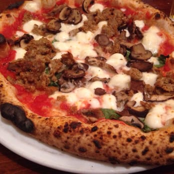 Spacca Napoli - Funghi and salcissia pizza - Pizza Near Me - Chicago, Illinois