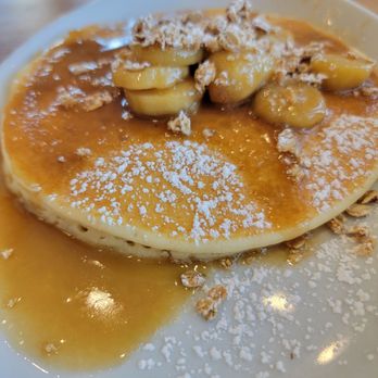 Whidbey's A Daytime Eatery - Banana Crunch Pancakes- I think I found my Unicorn - Breakfast & Brunch Near Me - Enterprise, Nevada