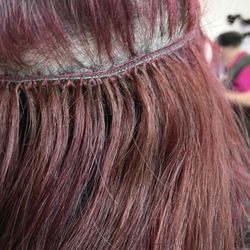 Sew in hair extensions,for longer care free service