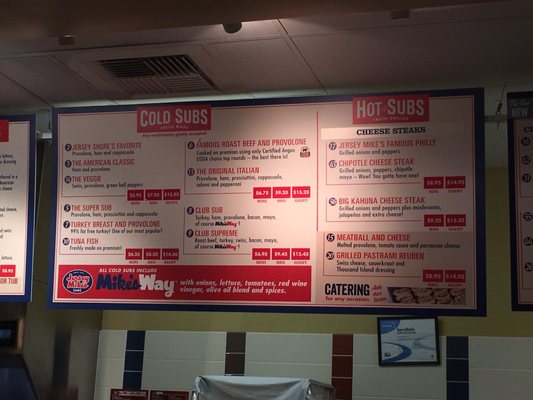 Menu photo 1 Jersey Mike's Subs Danville, CA