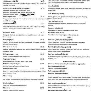 Cozy Thai Restaurant - Menu (2 of 4) - Thai Near Me - Kansas City, Missouri