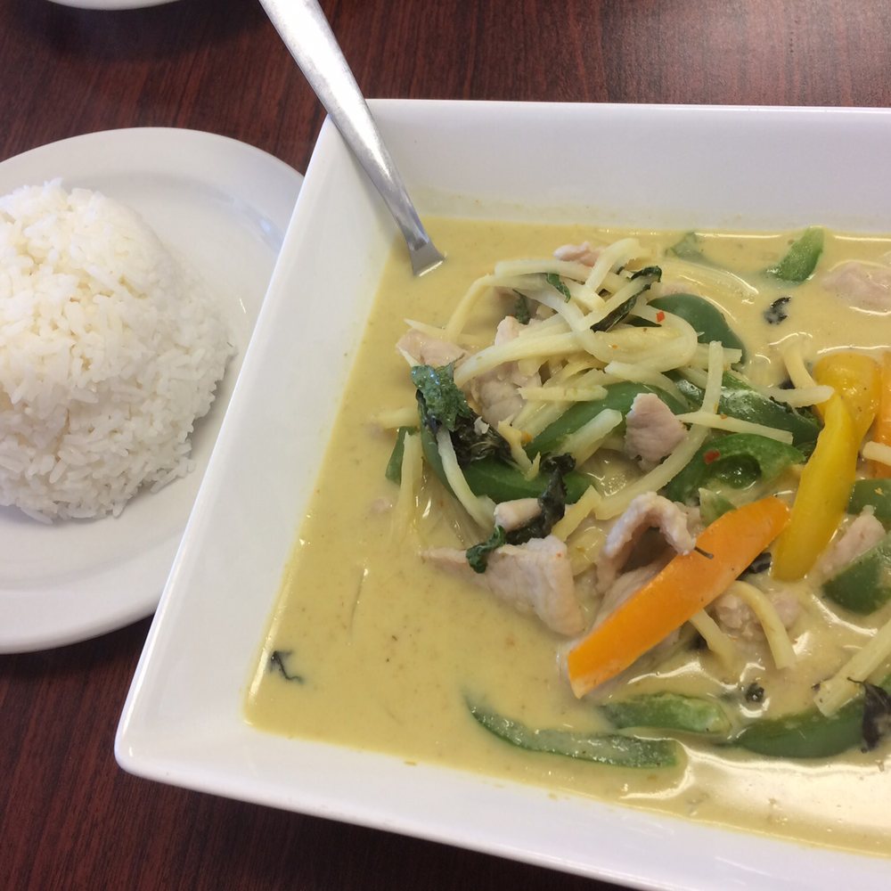 Thai Orchid Restaurant - Green curry with rice - Thai Near Me - Saint Louis, Missouri Thai Orchid Restaurant - Green curry with rice - Thai Near Me - Saint Louis, Missouri