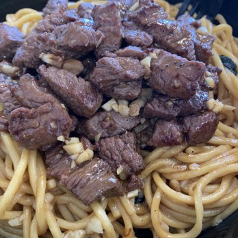 194 Eatery - Garlic Noodles Beef(Filet Mignon), garlicky - Asian Fusion Near Me - La Mirada, California 194 Eatery - Garlic Noodles Beef(Filet Mignon), garlicky - Asian Fusion Near Me - La Mirada, California