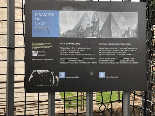 Pyramid of Caius Cestius by null