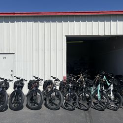 Greenbelt Ebike Rentals - Conveniently located on the Boise Idaho Greenbelt in an industrial complex. Look for the white building with red trim.