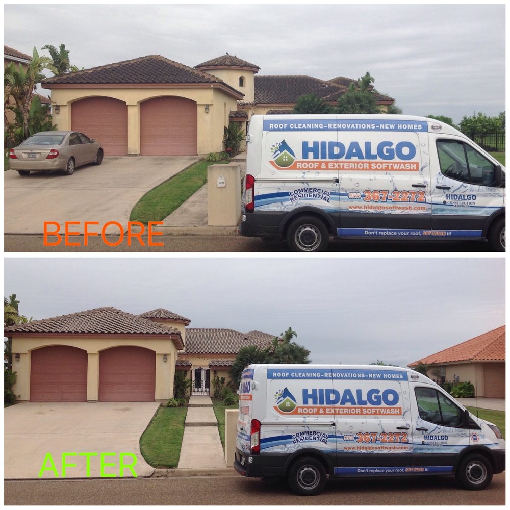 Slide of Hidalgo Roof and Exterior Softwash