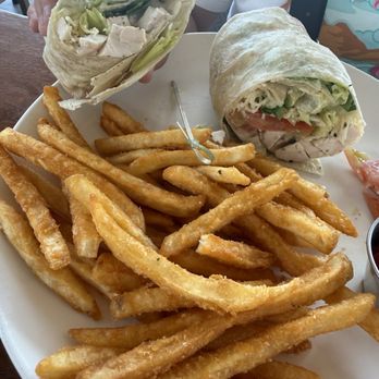 Zentrl Kitchen + Bar - Chicken Cesar wrap and fries - Breakfast & Brunch Near Me - San Diego, California Zentrl Kitchen + Bar - Chicken Cesar wrap and fries - Breakfast & Brunch Near Me - San Diego, California