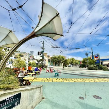 Jane Warner Plaza - Plaza, seating, yellow brick road - Landmarks & Historical Buildings Near Me - San Francisco, California Jane Warner Plaza - Plaza, seating, yellow brick road - Landmarks & Historical Buildings Near Me - San Francisco, California