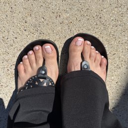 Gel pedicure (french), Green Tea Pedicure package