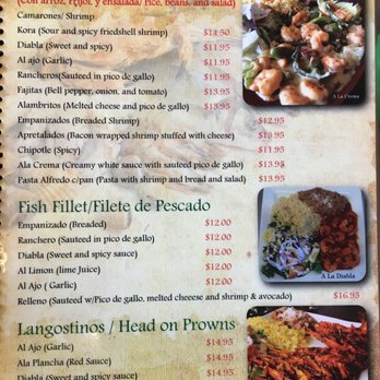 Seafood Islitas De Nayarit - Dinner plates (we ordered our meals from this page) - Mexican Near Me - Sacramento, California Seafood Islitas De Nayarit - Dinner plates (we ordered our meals from this page) - Mexican Near Me - Sacramento, California