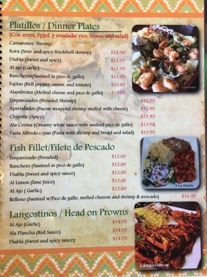 Menu photo 2 Seafood Islitas De Nayarit Sacramento, CA Menu photo 2 Seafood Islitas De Nayarit Sacramento, CA