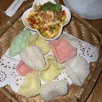 District Saigon - Corn & Prawn chips - Vietnamese Near Me - Astoria, New York