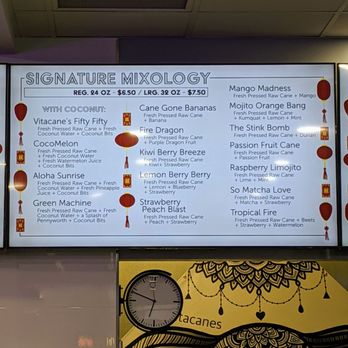 Vita Cane - Menu - Juice Bars & Smoothies Near Me - Alhambra, California