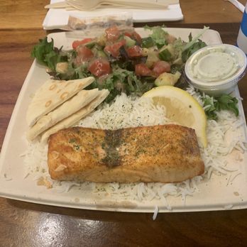 Luna Grill La Canada Flintridge - Salmon plate - Mediterranean Near Me - La Canada Flintridge, California Luna Grill La Canada Flintridge - Salmon plate - Mediterranean Near Me - La Canada Flintridge, California