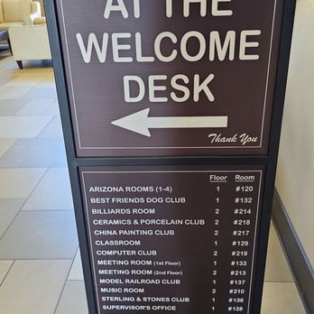 Fairway Recreation Center - Signage - Recreation Centers Near Me - Sun City, Arizona Fairway Recreation Center - Signage - Recreation Centers Near Me - Sun City, Arizona