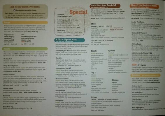Menu photo 4 Jason's Deli Beaumont, TX