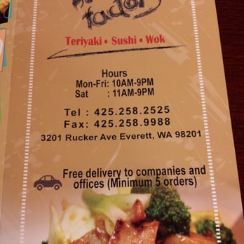 Bento Factory - Hours and phone numbers - Japanese Near Me - Everett, Washington