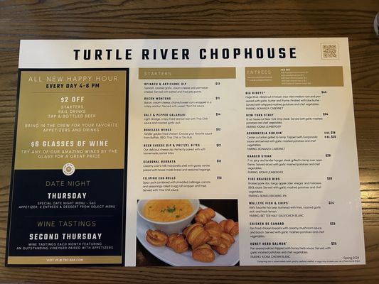 Menu photo 1 Turtle River Chophouse Bemidji, MN Menu photo 1 Turtle River Chophouse Bemidji, MN