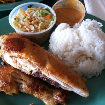 Saffron Thai - chicken combo plate - Thai Near Me - San Diego, California Saffron Thai - chicken combo plate - Thai Near Me - San Diego, California