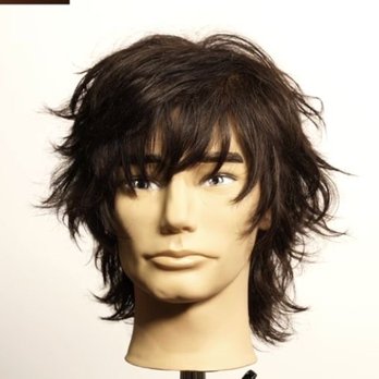 Baas Hair studio - This is what I asked for, a wolf cut with bangs, covering my ears and forehead. - Hair Stylists Near Me - Riverside, California