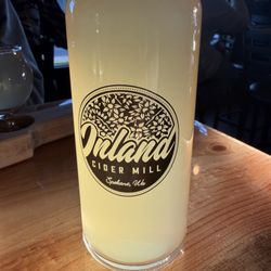 Inland Cider Mill - Cider -- glowing in the sunset
