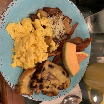 Babs - Absolutely incredible breakfast. Pictures here is best described as blueberry bread pudding with other standard breakfast fare. - Breakfast & Brunch Near Me - Atlanta, Georgia Babs - Absolutely incredible breakfast. Pictures here is best described as blueberry bread pudding with other standard breakfast fare. - Breakfast & Brunch Near Me - Atlanta, Georgia