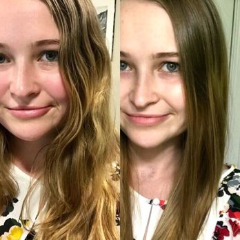 Allure Hair Studio - Before and After Brazilian Blowout! - Hair Salons Near Me - Denver, Colorado