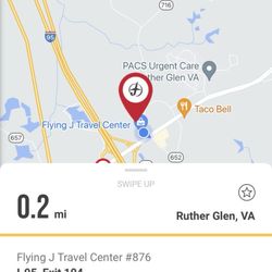 Flying J Travel Center - Map - I95 exit 104. East side