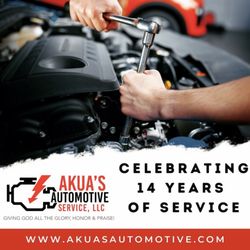 Akua's Automotive Services - Celebrating 14 years of serving our community and many more to come!! Mahalo.