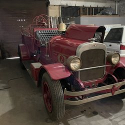 209 Mobile Vehicle Verification - Pat's 1930 Seagrave firetruck. We can help you get those antique barn finds back on the road!