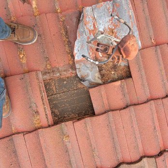 Hernandez's Roofing - Where the electrical service line entered the roof - Roofing Near Me