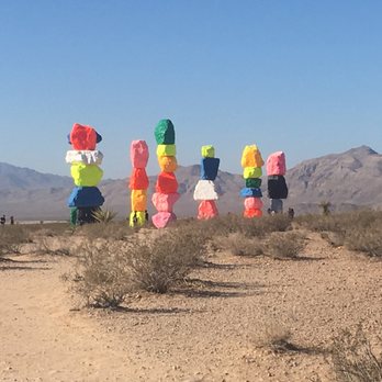 Seven Magic Mountains - Public Art Near Me - Las Vegas, Nevada Seven Magic Mountains - Public Art Near Me - Las Vegas, Nevada