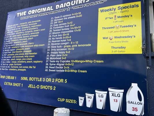 Daquiri To Go by null