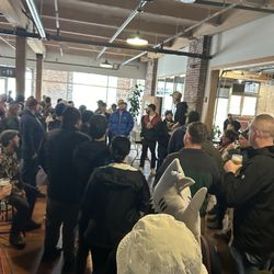 Grasslands BBQ - Grasslands owner sharing his appreciation to all the customers who waited in line before opening its doors. What an awesome gesture!