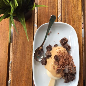 Cowch - Peanut Butter Naked Pop with salted caramel sauce, brownie and Tim Tam toppings. - Restaurants Near Me - Brisbane, QLD Cowch - Peanut Butter Naked Pop with salted caramel sauce, brownie and Tim Tam toppings. - Restaurants Near Me - Brisbane, QLD