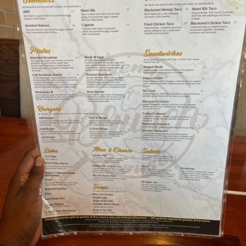 Avenue Brunch House - Menu back - Breakfast & Brunch Near Me - Dearborn, Michigan