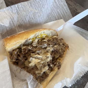 Little Phillies Cheesesteaks - Half of a large Philly cheesetake - Sandwiches Near Me - Satellite Beach, Florida