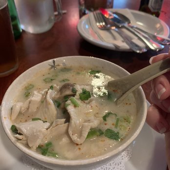 Siam Thai Bistro - Coconut soup with chicken - Thai Near Me - Bradenton, Florida