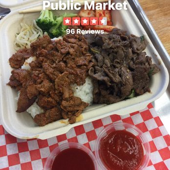 Mama Cho's BBQ - Spicy pork and beef bulgogi rice plate! - Barbeque Near Me - Castro Valley, California Mama Cho's BBQ - Spicy pork and beef bulgogi rice plate! - Barbeque Near Me - Castro Valley, California