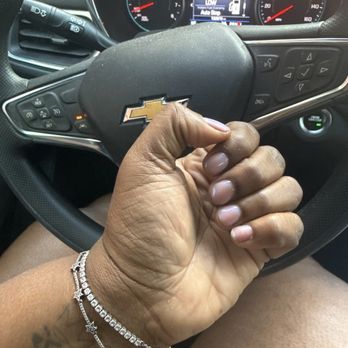 Unique Nail Salon - Manicure with cotton candy. - Nail Salons Near Me - Raleigh, North Carolina