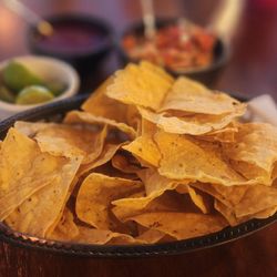 Las Brisas - complimentary chips and salsa
