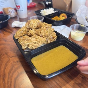 Cool Tea Bar - Curry with golden flaked chicken bites - Bubble Tea Near Me - Fremont, California Cool Tea Bar - Curry with golden flaked chicken bites - Bubble Tea Near Me - Fremont, California
