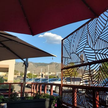 Herencia - A great view of the mountains from the patio well covered with large umbrellas. - Mexican Near Me - Albuquerque, New Mexico Herencia - A great view of the mountains from the patio well covered with large umbrellas. - Mexican Near Me - Albuquerque, New Mexico