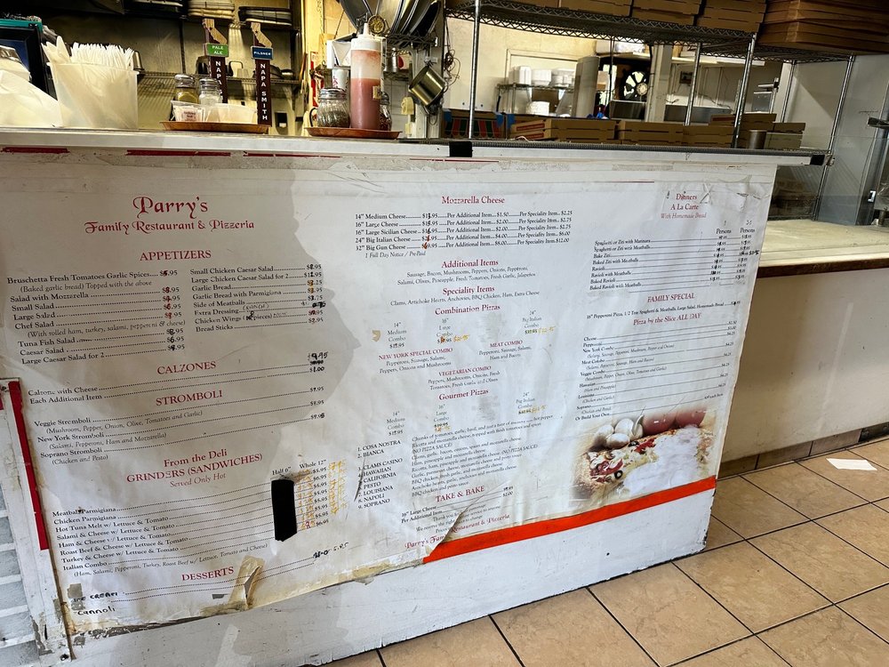 Parry's Pizzaria & Restaurant