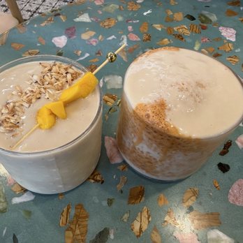 Thaim - mango sticky rice smoothie & thai tea smoothie $10 each - Thai Near Me - Pasadena, California Thaim - mango sticky rice smoothie & thai tea smoothie $10 each - Thai Near Me - Pasadena, California