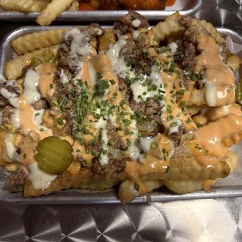 Sauce Wing - Smash burger fry bowl - Cheesesteaks Near Me - Duluth, Georgia Sauce Wing - Smash burger fry bowl - Cheesesteaks Near Me - Duluth, Georgia