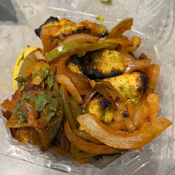 Punjab Cafe - Chicken Tikka DRY ITEM Why was this green? :D - Indian Near Me - San Jose, California Punjab Cafe - Chicken Tikka DRY ITEM Why was this green? :D - Indian Near Me - San Jose, California