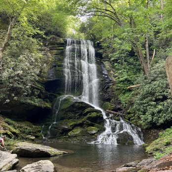Catawba Falls Campground - Catawba falls, Upper falls - Campgrounds Near Me - Old Fort, North Carolina