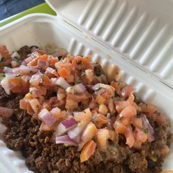Mojo's Tacos - Beef burrito bowl