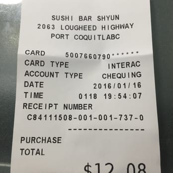 Sushi Bar Shyun - Sushi Bars Near Me - Port Coquitlam, British Columbia
